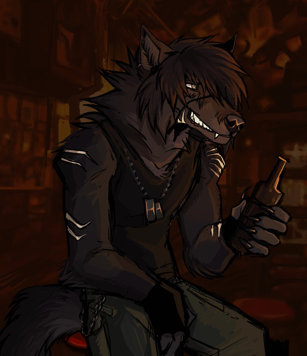 evangelistlupus's tweet photo. a wolf walks into a bar…….. https://t.co/P6gIbFZo9f