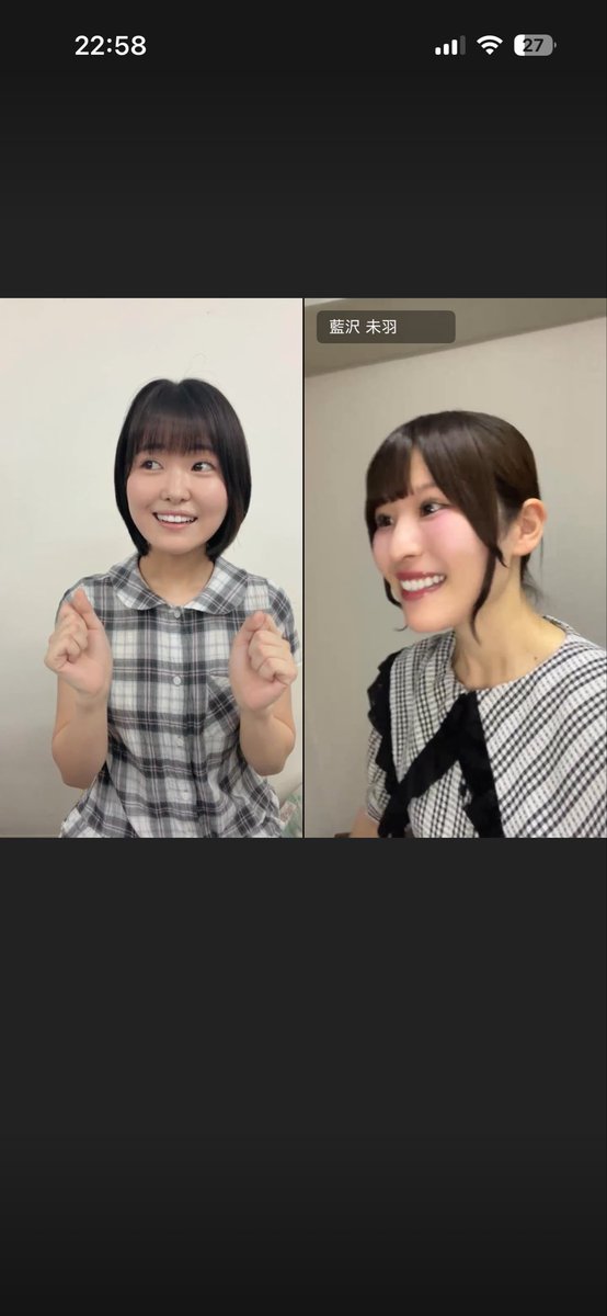 bzrts's tweet photo. 配信でハモるのは流石に無理すぎるだろーと思ったけど意外とどうにかなってて笑った
#冨樫優花 https://t.co/rM9gJZeVPt