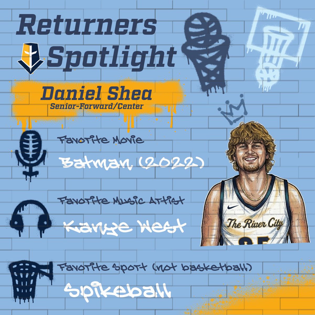 MMULancersMBB's tweet photo. 🏀 RETURNERS SPOTLIGHT 🏀

The familiar faces are back! 🙌

Get to know @DanielS92671123 with three fun facts about one of our returning players!

Another season. Another opportunity. Let’s get to work. 🔥

#ReturnsSpotlight #GoLancers https://t.co/Aw7Xi4bWhB