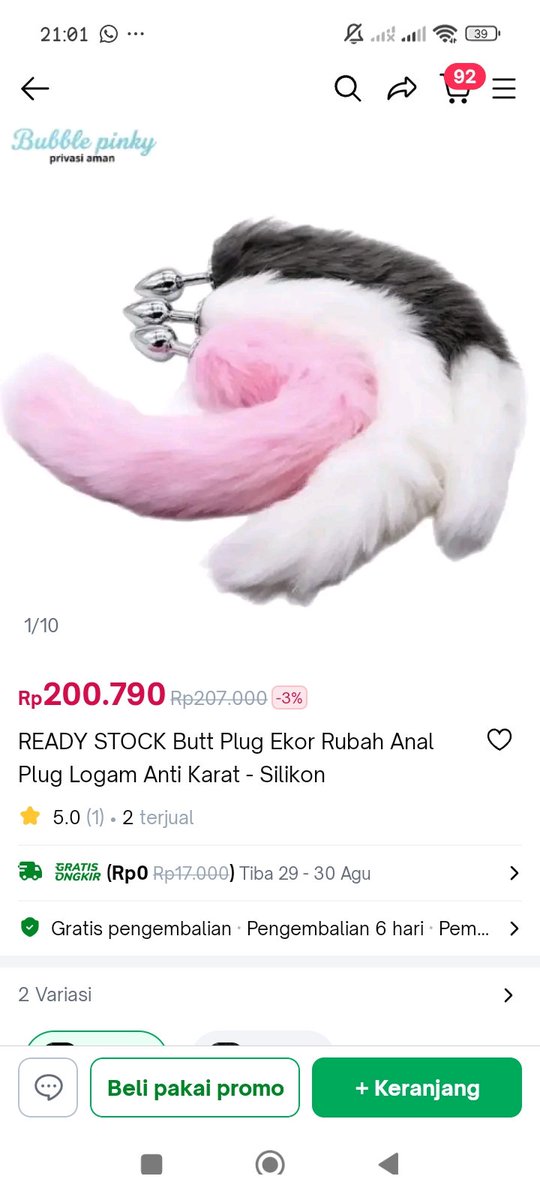 AyLvYou's tweet photo. Ahh di x emang racun. 🤣

Ada lewat video pake ekor kek rubah... 
Ehhh aku jd pengen coba 🤫🤫🤫
Sakit ngga ya?? 

Yang penting masukin keranjang aja dulu https://t.co/nSxIfpGkit