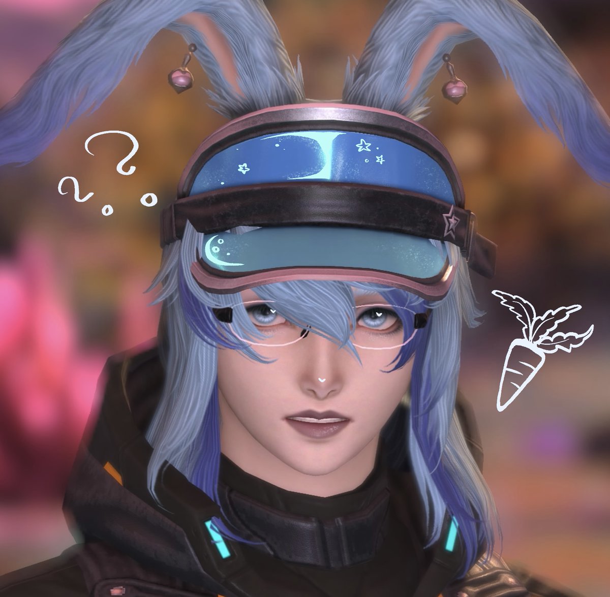 KvasirKanin's tweet photo. Stupid bun can't find the space carrots. 🥕 ‧₊˚ ⏾ . https://t.co/ZfhXzDAoBF