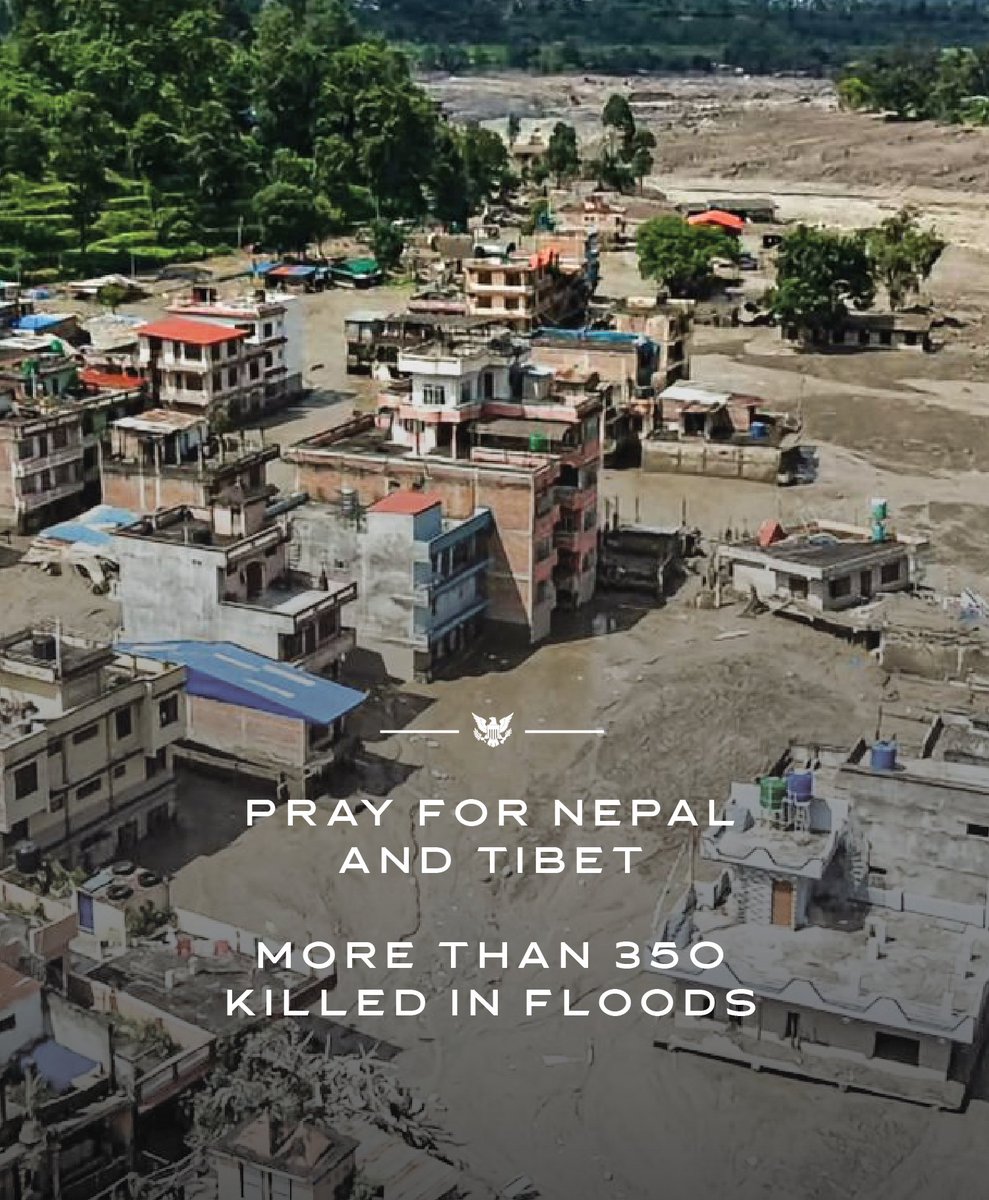 AmerRevival's tweet photo. Catastrophic flooding has claimed more than 350 lives in Nepal and Tibet with more than 1,000 people still missing. Please share this request for prayer for all those impacted by this destruction. https://t.co/rFT0rnE7dp