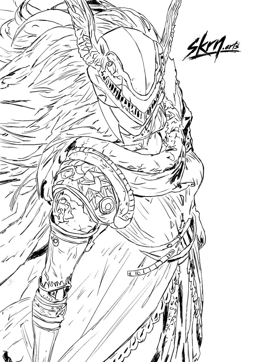 skrnarts's tweet photo. Did I mess up the coloring? 😬
#EldenRingFanArt #malenia #art https://t.co/3Ctc1fO21e