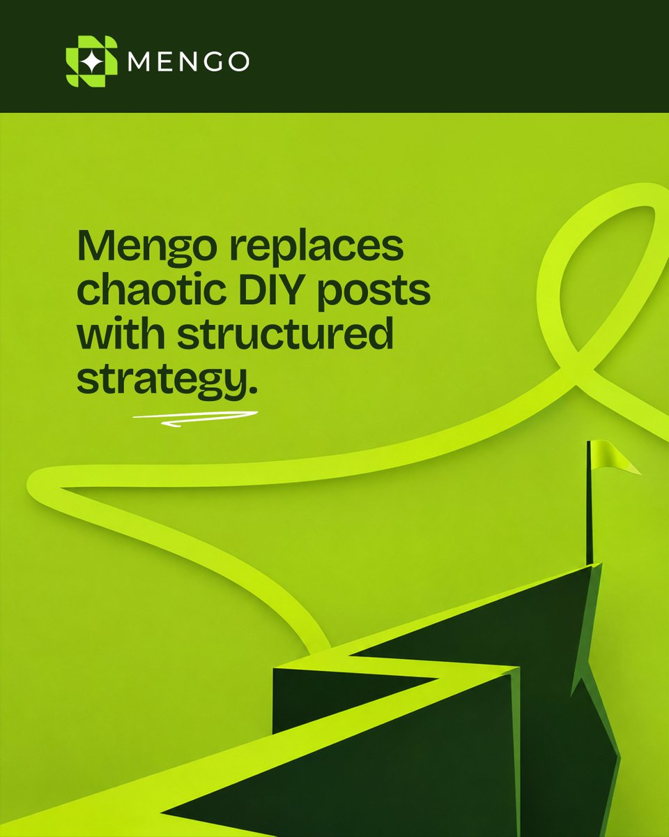MengoEngine's tweet photo. Last minute posting doesn't just cost you sleep. It costs you consistency.

Stop the 1 AM scramble, messy messaging, and creative fatigue.

Mengo replaces chaotic DIY posts with structured strategy. 🧵👇 https://t.co/uWgwwuLCC4