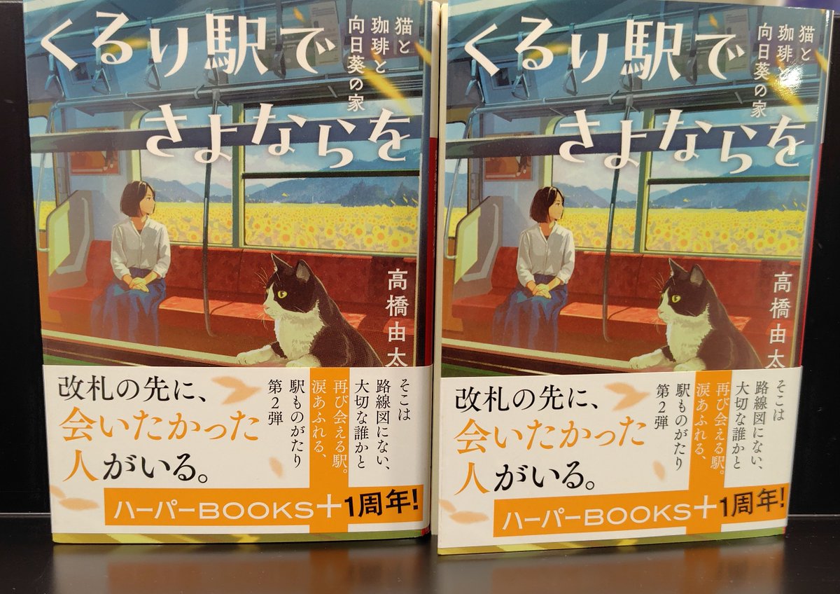 ms_toyohashi's tweet photo. 【オススメ】
改札の先に、会いたかった人がいる。
そこは路線図にない、大切な誰かと再び会える駅――

『#くるり駅でさよならを #猫と珈琲と向日葵の家/#高橋由太』

最愛の飼い主を守りたい犬、亡き両親を想う書店員…。
あの日の別れを忘れられない主人公たちの、涙の連作短編集第2弾！！！ https://t.co/p7SlqxUEfy