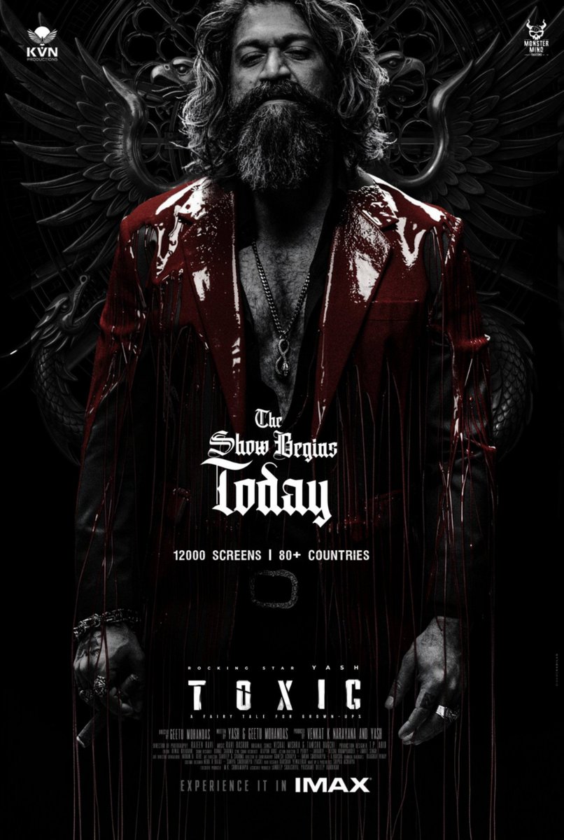 _ScreenObsessed's tweet photo. #Toxic reminded me of a movie that I watched long long ago #Beowulf 

I cant help but think of the similarities. Guilt ridden king eventually facing the consequences. If ever I could ask @GeetuMohandas was there ever an inspiration or just a coincidence. 

#ToxicTheMovie #Yash https://t.co/5fTeM5xwEQ