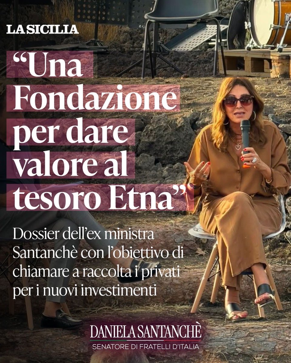 DSantanche's tweet photo. Una fondazione per dare valore al tesoro dell’Etna.
Non si può pensare ad un turismo esclusivo, tutti devono  godere del meraviglioso spettacolo che l’area offre. https://t.co/WSaOx0MX1a