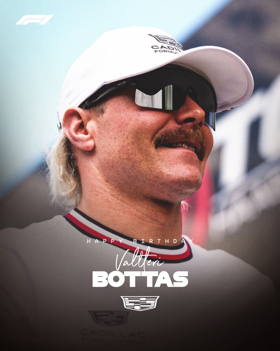 F1's tweet photo. Happy Birthday, @ValtteriBottas! 🥳🎉

#F1 https://t.co/VL2k5lBW1k