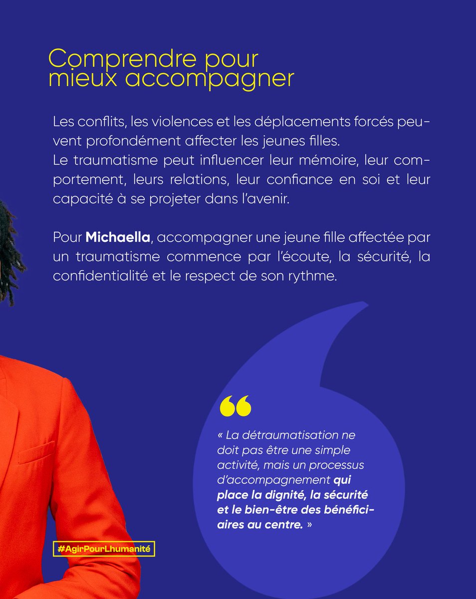 womanpowerdrc's tweet photo. Derrière chaque projet de WP DRC, il y a aussi des jeunes femmes qui réfléchissent, dirigent, décident et font bouger les choses. Aujourd’hui, un spotlight sur Michaella Sawasawa , cheffe de projet, qui travaille à renforcer la résilience des jeunes filles

#WPDRC #YoungWomenLead https://t.co/vjp3aPtl7x