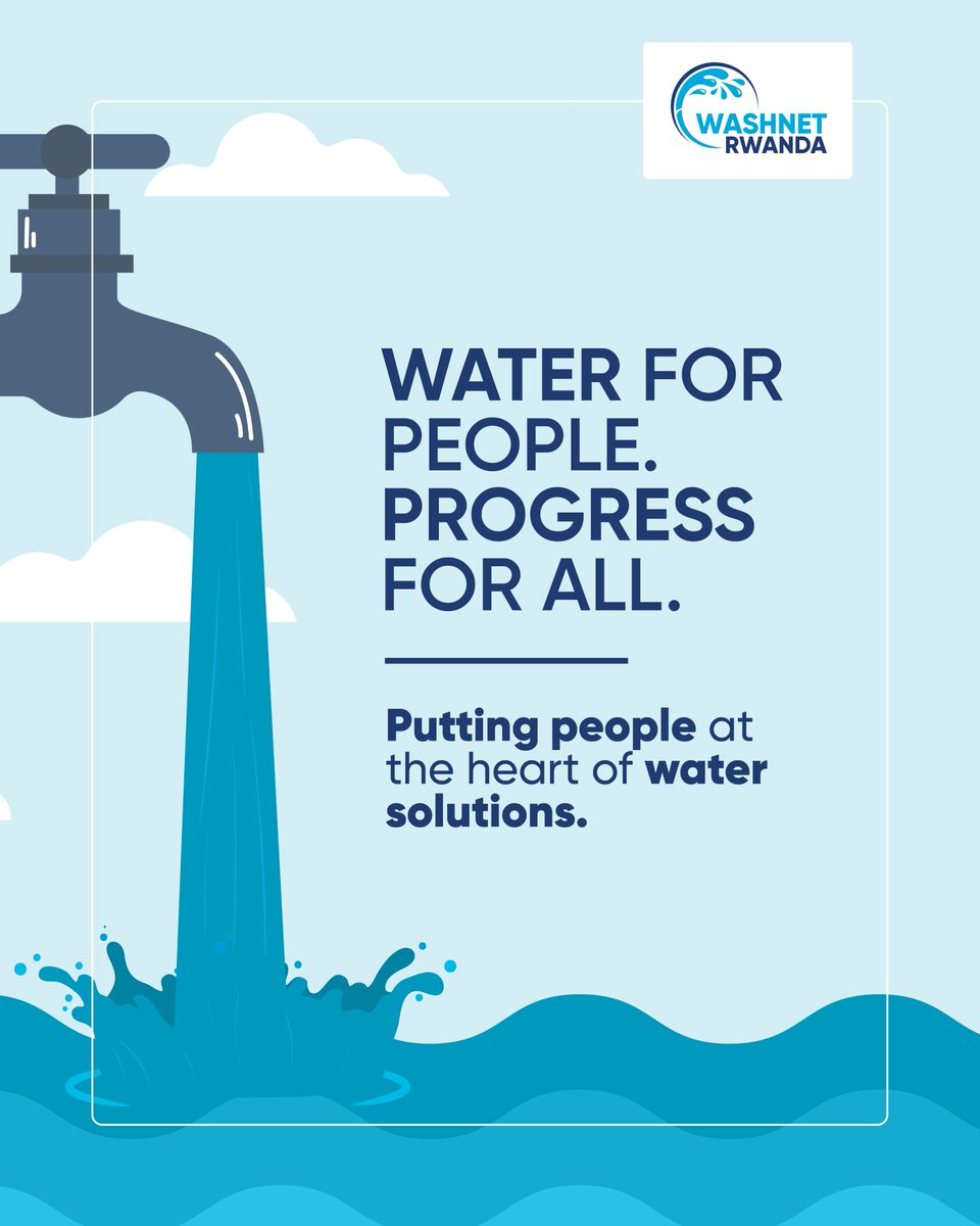 WASHNETRWANDA22's tweet photo. What does Water for People and Progress mean to you?

To us, it means putting people at the centre of water solutions—ensuring access, building resilience and strengthening communities.
Because real progress starts when no one is left behind.
#WorldWaterWeek #WASHNETRwanda #WASH https://t.co/TFVyGKEqLs