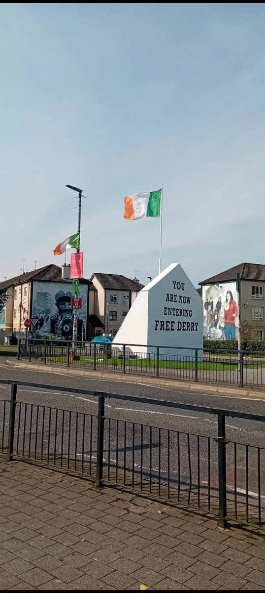 Semps89's tweet photo. Free Derry Corner,Bogside Derry City Ireland. https://t.co/BB3TZBs4Cl