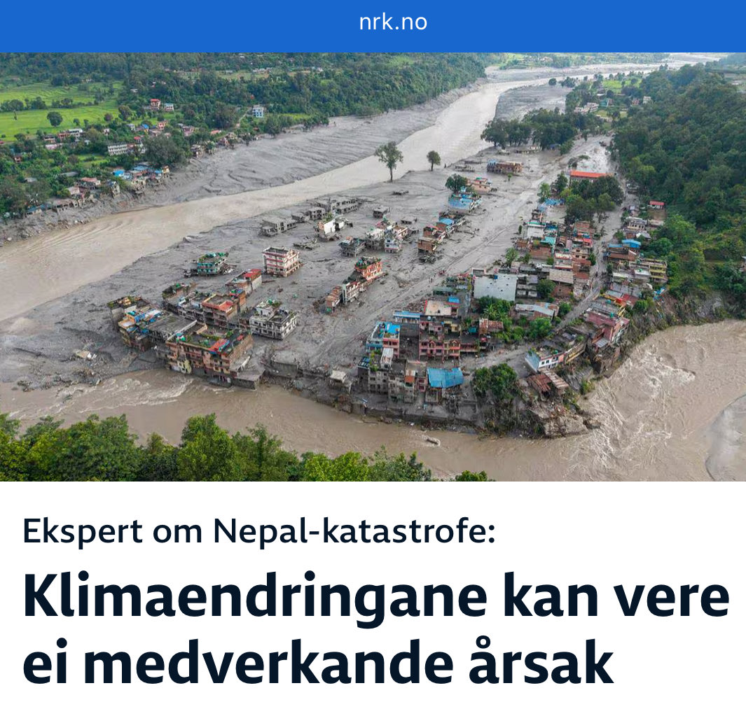 RettPaaMedia's tweet photo. NRK er allerede i gang med spekulasjoner og  dommedags-konspi om tragedien i Nepal. https://t.co/hAEMpfQACJ