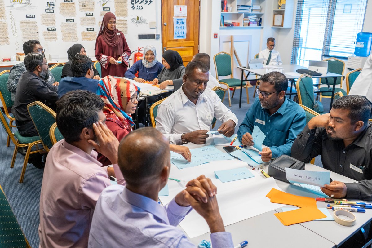 lgaMaldives's tweet photo. Development and Financial Plan Workshop was held today for the first batch of councils who requested for the training. The workshop focused on developing vision statements, prioritizing strategic aims, setting strategic goals, identifying activities, and preparing financial plan. https://t.co/Wjt9IgS9gl