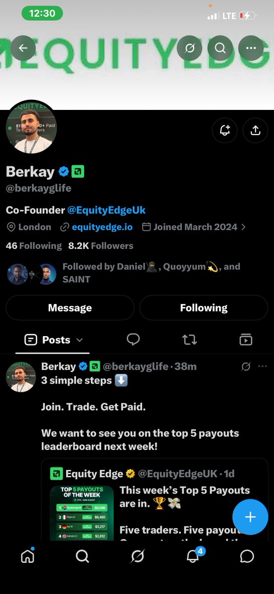 Sam_lay_'s tweet photo. @OnlyLuso @Danieltrades @berkayglife @EquityEdgeUK @Onlylusoscartel Done all superdad 🥺engaged all boss https://t.co/4qn2uNp7Ss