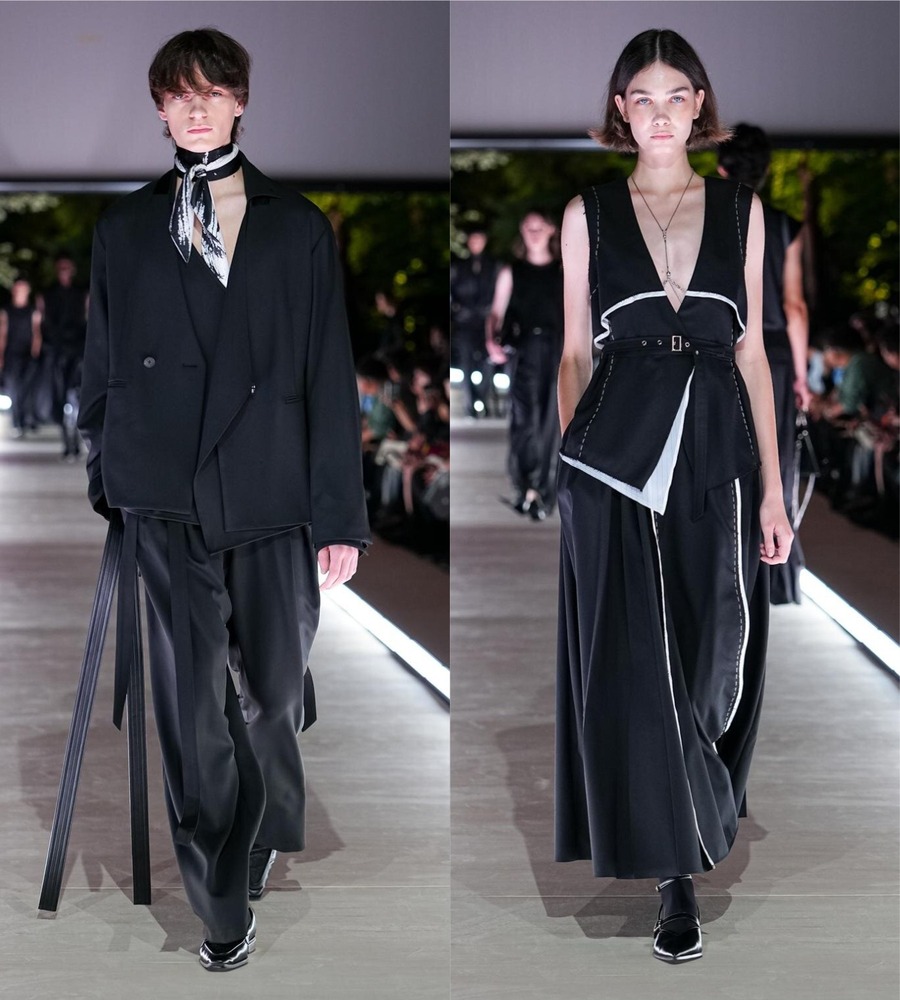 FashionPressJP's tweet photo. HARE 2027年春夏コレクション-4年ぶりのランウェイ「霽」を描く、和とリアルクローズを再解釈 - https://t.co/bCyaE8tawq https://t.co/kaN1KfE69C