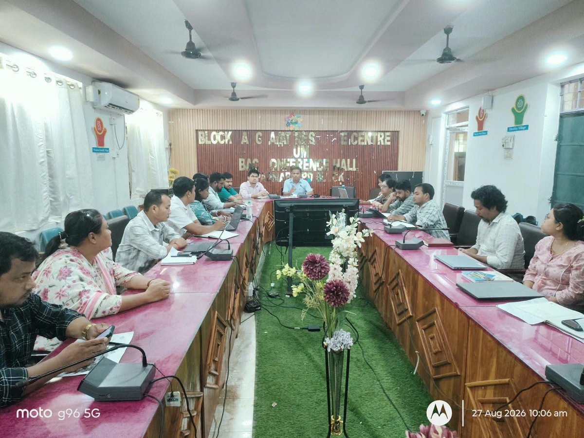 dmkhowai's tweet photo. Review Meeting on TRLM & TRESP held at Padmabil, Khowai, chaired by ADM (PP), Khowai. Progress, implementation and timely delivery of programme objectives were reviewed with BDO and concerned officials.
#TRLM #TRESP #Khowai #Padmabil #RuralDevelopment #TeamTripura https://t.co/HFdFREWODs
