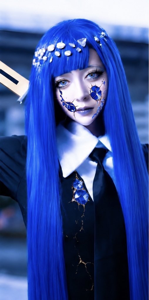 mawa_4ro's tweet photo. Land of the Lustrous/cosplay 
　　
　　　　　　💎💎💎

#宝石の国コスプレ部 https://t.co/RGKn0Oqd10