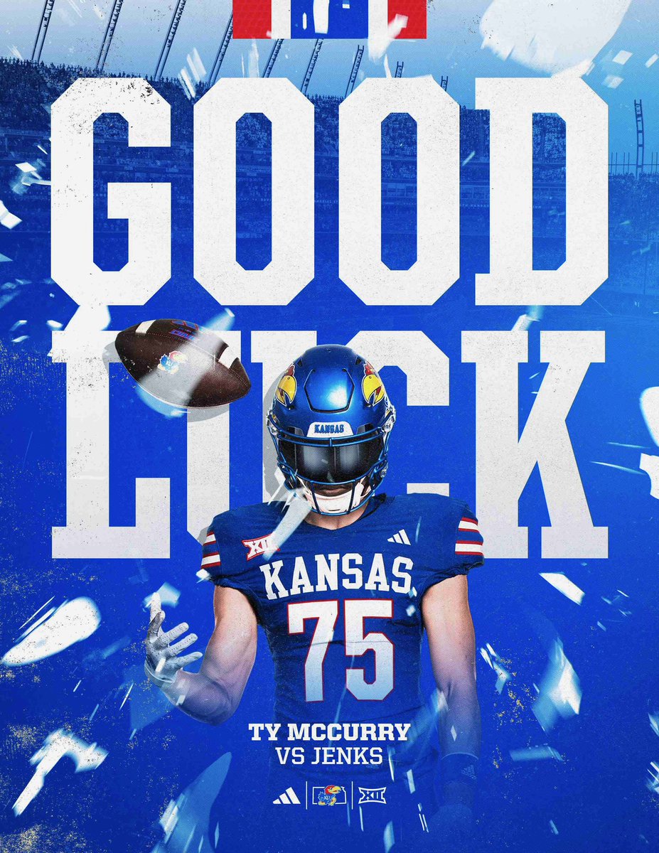 McCurryTy2028's tweet photo. Thank you @KU_Football 🔴🔵 Ready for that State Line Showdown! Rock Chalk!! https://t.co/namvZdaGiZ