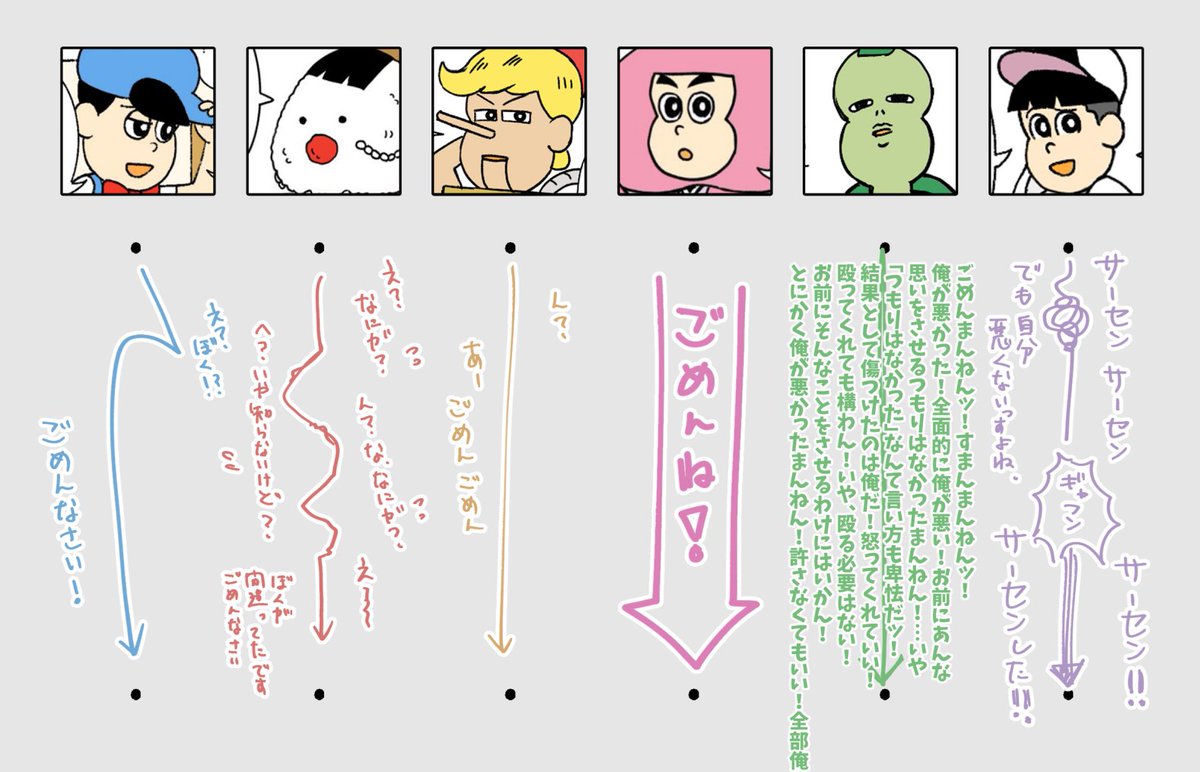 xcnift's tweet photo. マジで「お前しか悪くないよ？」ってなった時の謝り方（個人的なイメージ） https://t.co/fZaO1isstB