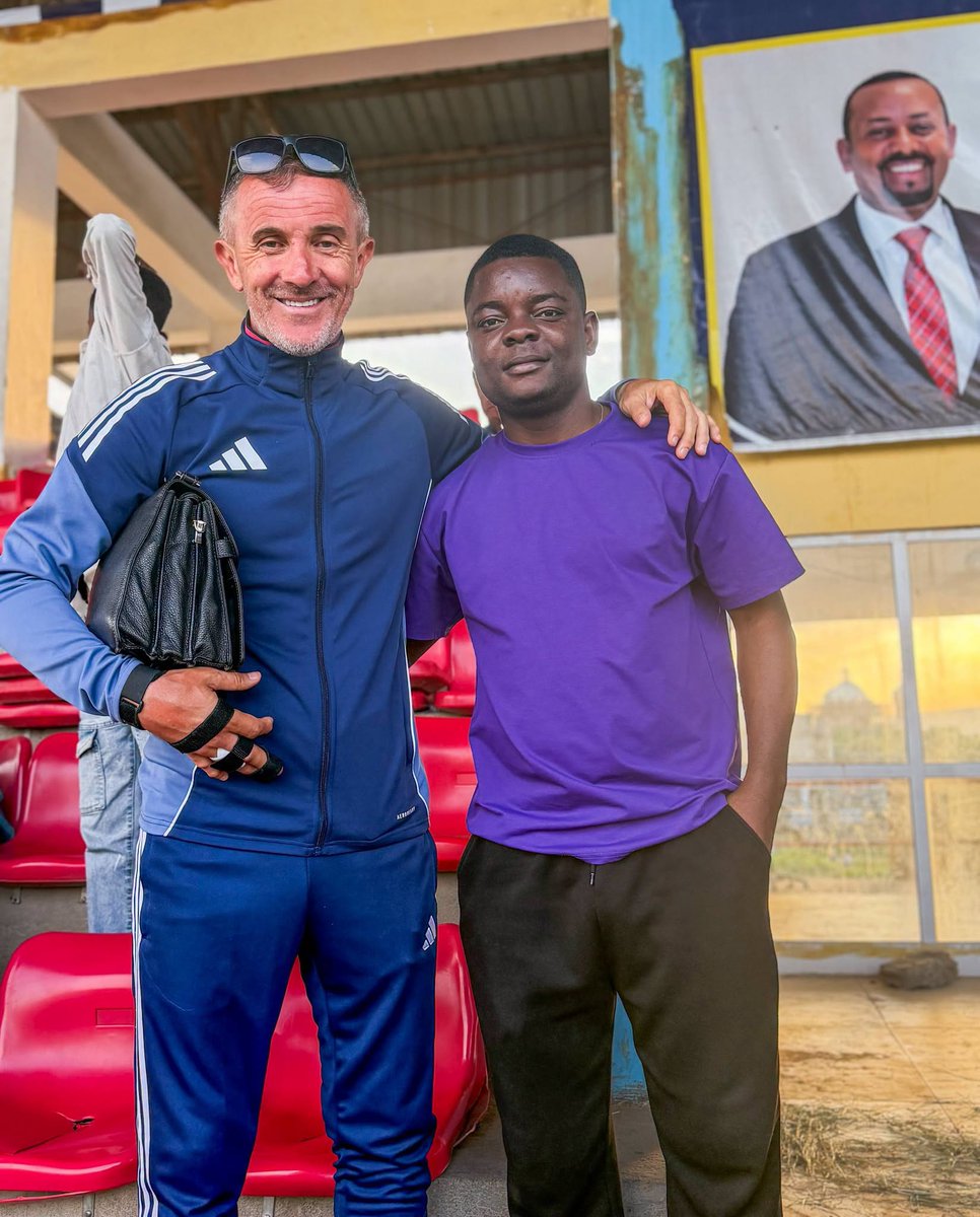 StGeorgeFcVV's tweet photo. The boss and his comrades welcome renowned journalist @MickyJnr__ to #Ethiopia. 📷

We wish @MickyJnr__  a productive and memorable stay here in the @Landoforigins . 🇪🇹   #Caf #StGeorgeFcVV @SoccerEthiopia @EthiopianLeague @EthiopiaFF1 https://t.co/8RDRG061kN