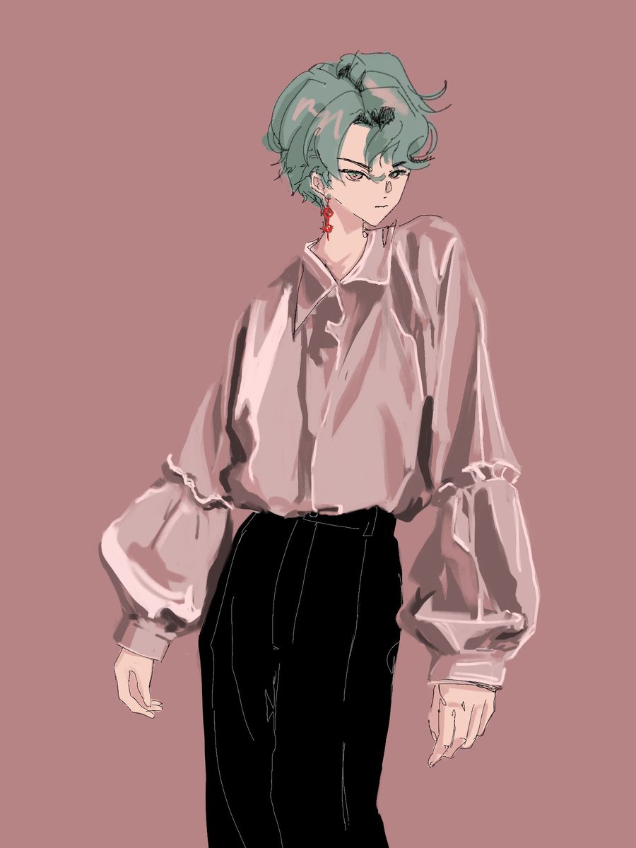 shuangxiu0183's tweet photo. cloth study! freodore from nijisanji en ! #freochrome https://t.co/iFPNVvr4la
