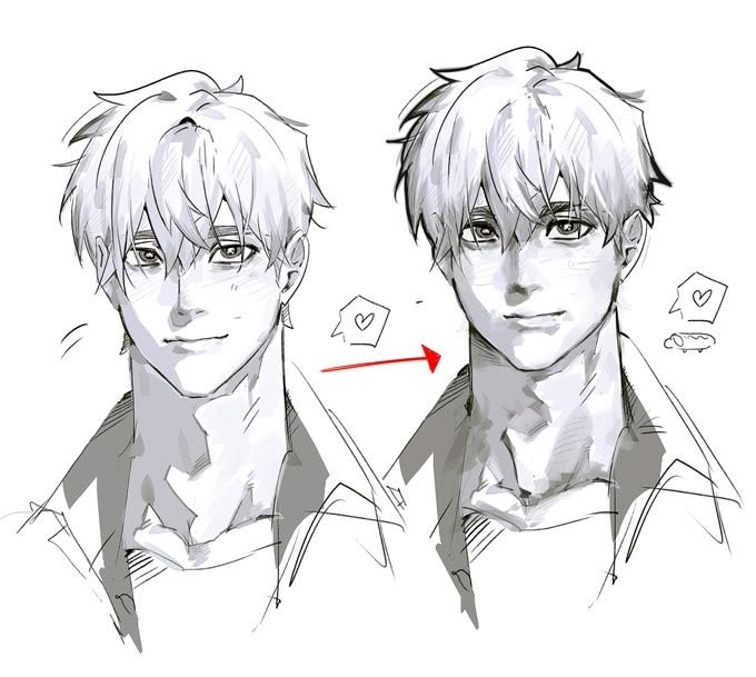 fznutri's tweet photo. Subtle changes to the jaw and neck can make a face feel instantly more mature. https://t.co/VtMNW4g9zN