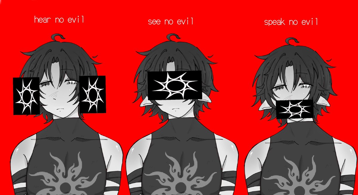 whatch_0's tweet photo. No evil #twotime https://t.co/LhOUFEBUzm