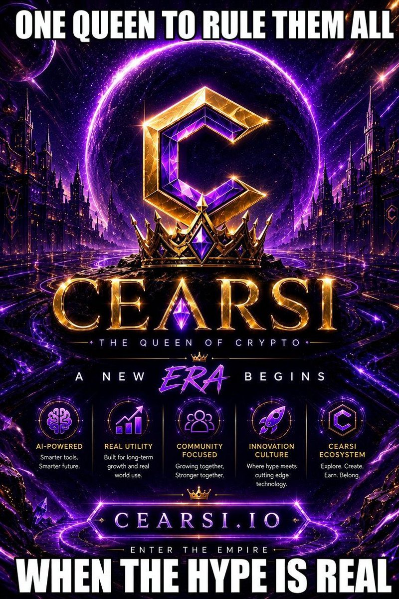 dracunvula's tweet photo. GM CT

We don’t just follow trends.
We study them.

$CEARSI is passing every test.

Family staying sharp. Turn up!​​​​​​​​​​​​​​​​​​​​​​​​​​​​​​​​​​​​​​​​​​​​​​​​​​

Tg: https://t.co/h8j0WiQH4T https://t.co/QcBsXTCNhA