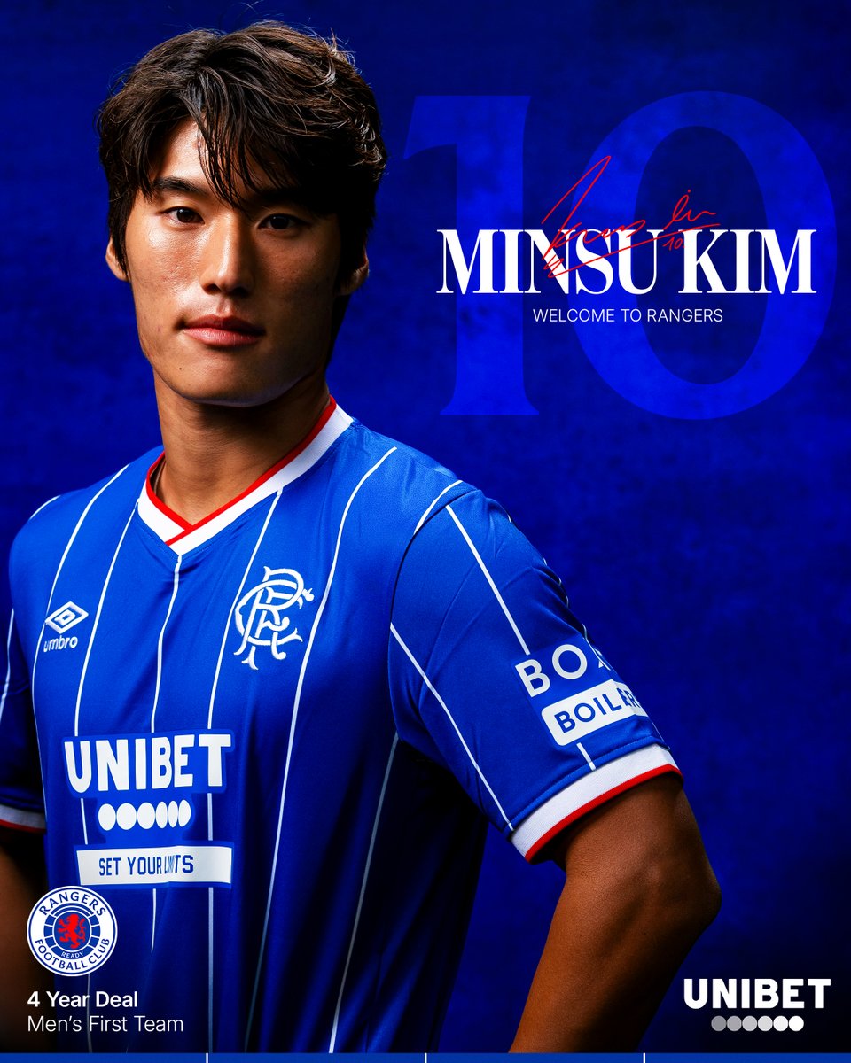RangersFC's tweet photo. 💙 레인저스에 오신 것을 환영합니다, 김민수 님. https://t.co/DFKuxiCjng