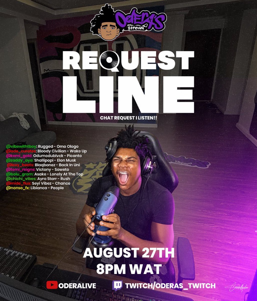 OderaStream's tweet photo. tonight, wys https://t.co/ZxGeKvekmj