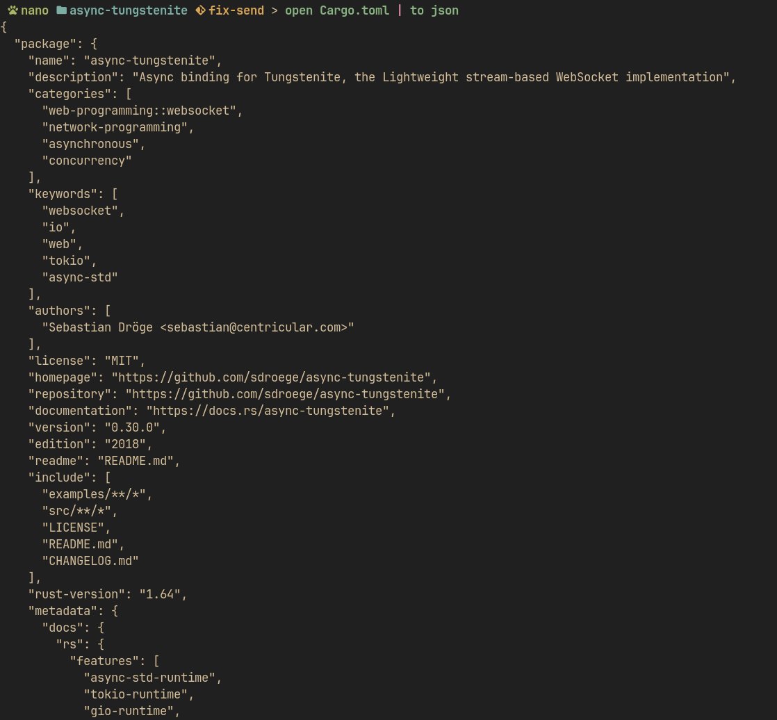 nanoinx's tweet photo. @metalagman TOML не конвертится в json, да? https://t.co/uGAknjzbgx