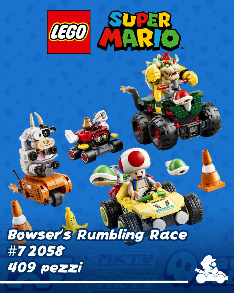 MarioKartItalia's tweet photo. UFFICIALE: Arrivano le prime MINIFIGURES LEGO Super Mario!
🔎 Vuoi conoscere tutti i dettagli, il numero di pezzi e i prezzi dei singoli set?
👉 Leggi l'articolo completo sul nostro sito! https://t.co/uEEcpeKi23
#mariokartitalia #mariokart #nintendo #nintendoitalia #lego https://t.co/uZ8yl2mYGX