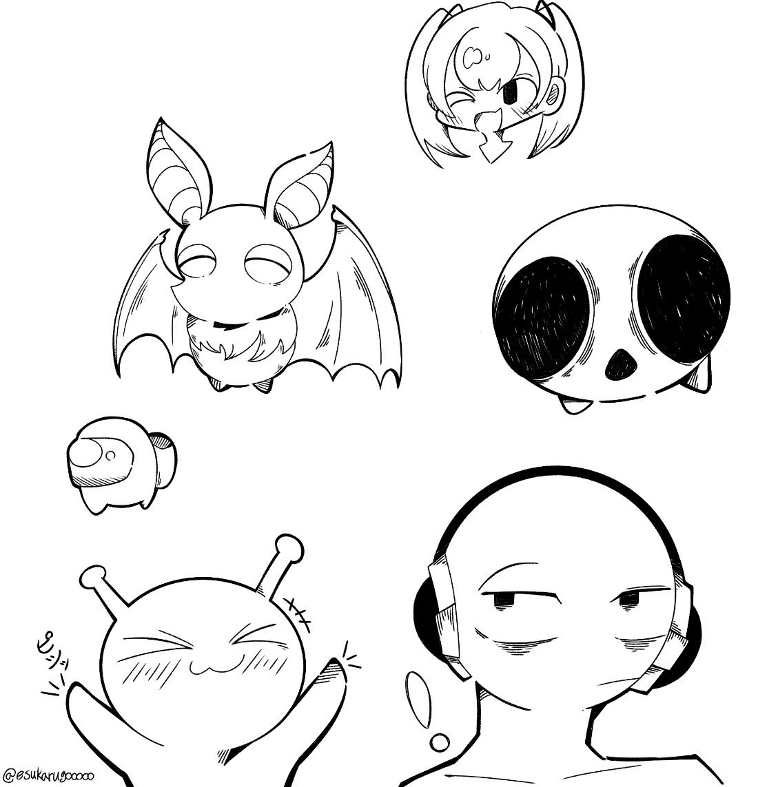 esukarugooooo's tweet photo. 落書き https://t.co/A2ffSxHz7n