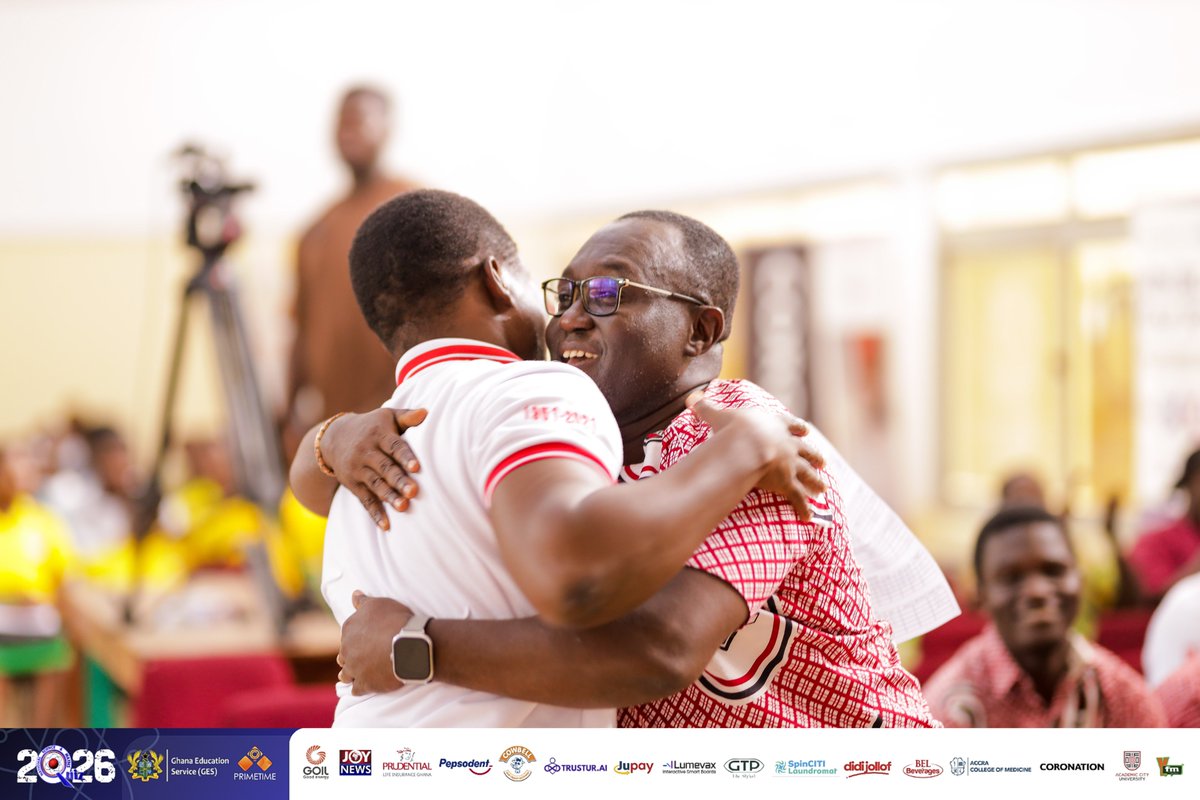 NSMQGhana's tweet photo. CNC AUDITORIUM:

End of Contest

Tamale SHS: 56 pts
St. Thomas Aquinas SHS: 35 pts
Edinaman SHS: 29 pts

Tamale SHS wins the Jupa Clean Sheet Award and secures a slot in the Quarter-final Stage! True or False is proudly sponsored by @jupayofficial - Jupa! Makers of Impact!

St. Thomas Aquinas SHS loses their seed. 

Congratulations to Tamale SHS! 

Round 5 is sponsored by @GOIL_Official 

#NSMQ2026 #NSMQOneEighth #Primetime