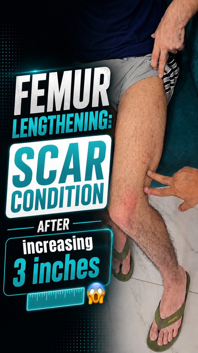 HeightsPlus's tweet photo. 3 Inches of Height Gain Through Femur Lengthening | What Does Recovery Look Like? | Heights Plus India
.
#FemurLengthening #LimbLengthening #3InchesHeightGain #FemurLengtheningJourney #LimbLengtheningSurgery #FemurLengtheningRecovery #PatientExperience #HeightIncreaseSurgery https://t.co/nDWbBJJ0oQ