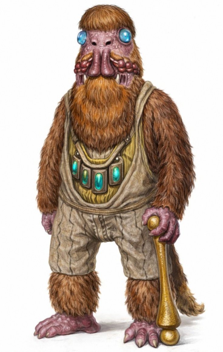 WorldsStra70185's tweet photo. A Svarit doesn't prospect. He smells the metal — glands on his neck read the faintest shift in the air of a mine shaft. Above ground his people are judged by one thing: how much gold they're wearing.

https://t.co/GYRUyIzNlx
#worldbuilding #races #aliens https://t.co/7YIdsmxAlF