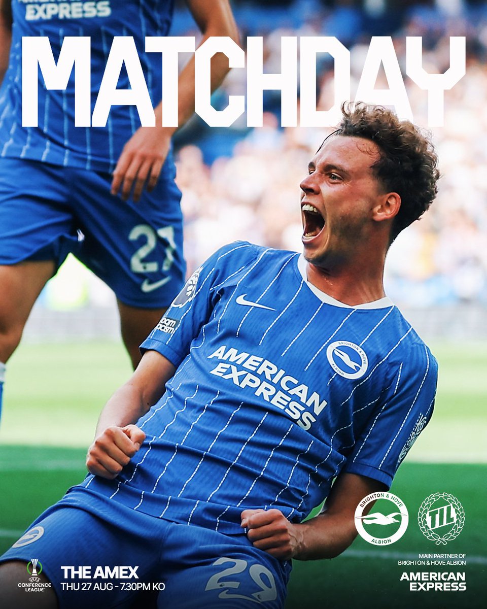 Maxi_Brighton's tweet photo. MATCHDAY 💙🤍

Hoy nos jugamos la clasificacion a fase liga de la Conference League vs Tromso

Vamos Brighton 💙🤍 https://t.co/YJyySUZwB9