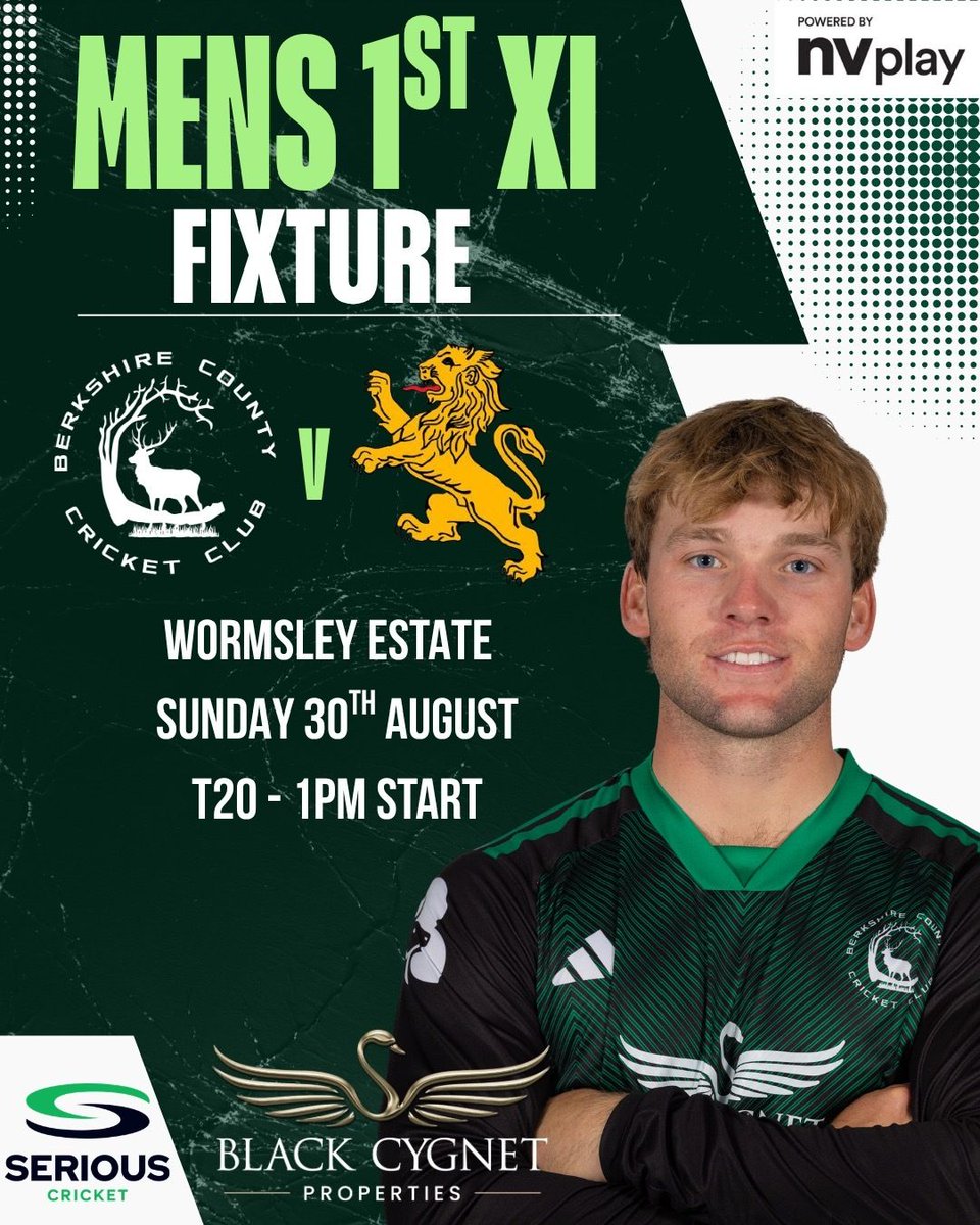 BerksCricket's tweet photo. MENS T20 FINALS DAY 
 
This Sunday sees the Men travel to Wormsley for the @NCCA_uk Dojo T20 Finals Day where we take on Devon CCC at 1pm in the 2nd Semi Final!

@nvplaycricket https://t.co/SQgSVlcxZM