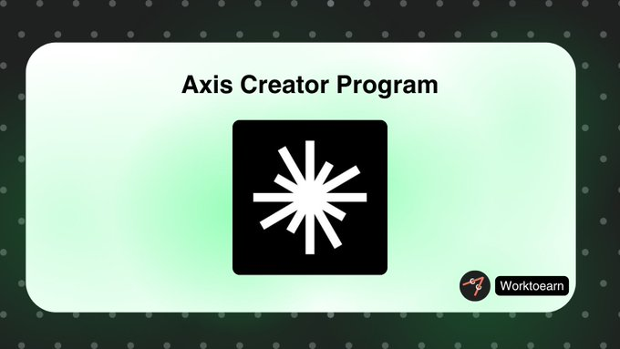 so_vall666's tweet photo. Axis Creator Program  💰Rewards: 0.2% of $AXIS supply  • Top 1–100: 0.1% • Top 101–500: 0.1% https://t.co/FUPHbdzaur