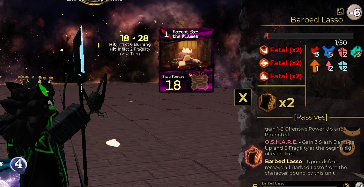 Emerald20149451's tweet photo. lost my run cuz the fcking lasso abno minion suddenly gained the ability to use forest for the flames?? 😭😭 https://t.co/wEulEp8uUW