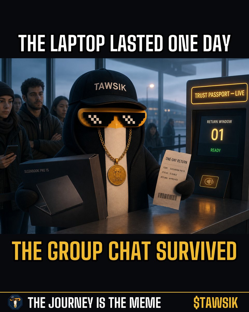 Zakxleb's tweet photo. what makes you stay early: the product, the people, or watching both become real in public?
$TAWSIK #BuildInPublic #AICompliance #PenguinGang https://t.co/X8C5DA56WV