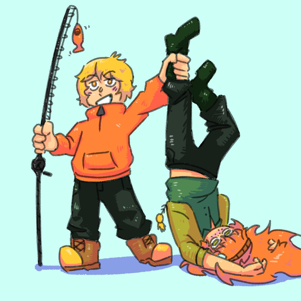evilpixeled's tweet photo. Guess who caught dinner #lcb38 https://t.co/WztJrE2c9E