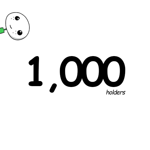 pilffun's tweet photo. 1,000 holders woohoo. https://t.co/qPQHq1QdYq
