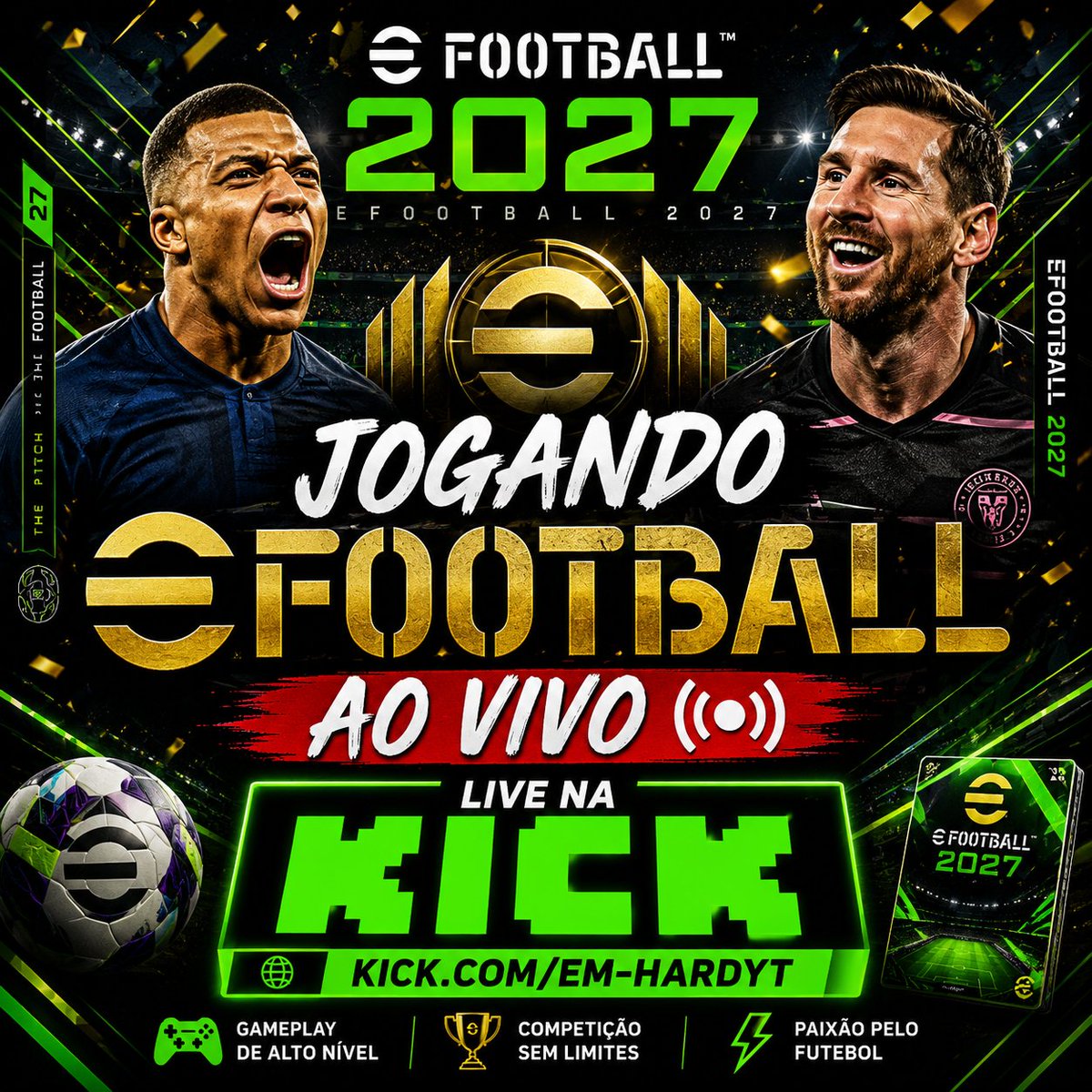 mb_hardd's tweet photo. LIVE EFOOTBALL #ATUALIZAÇÃO #KONAMI #DIVISÃO #HARDFC #KICK #LIVEKICK #ATUALIZAÇÃO
🔗LIVE KICK: https://t.co/33EyFqkCh6
🔗LIVE YOUTUBE:
https://t.co/LGYXc4uh3z https://t.co/oOFv10zQX4