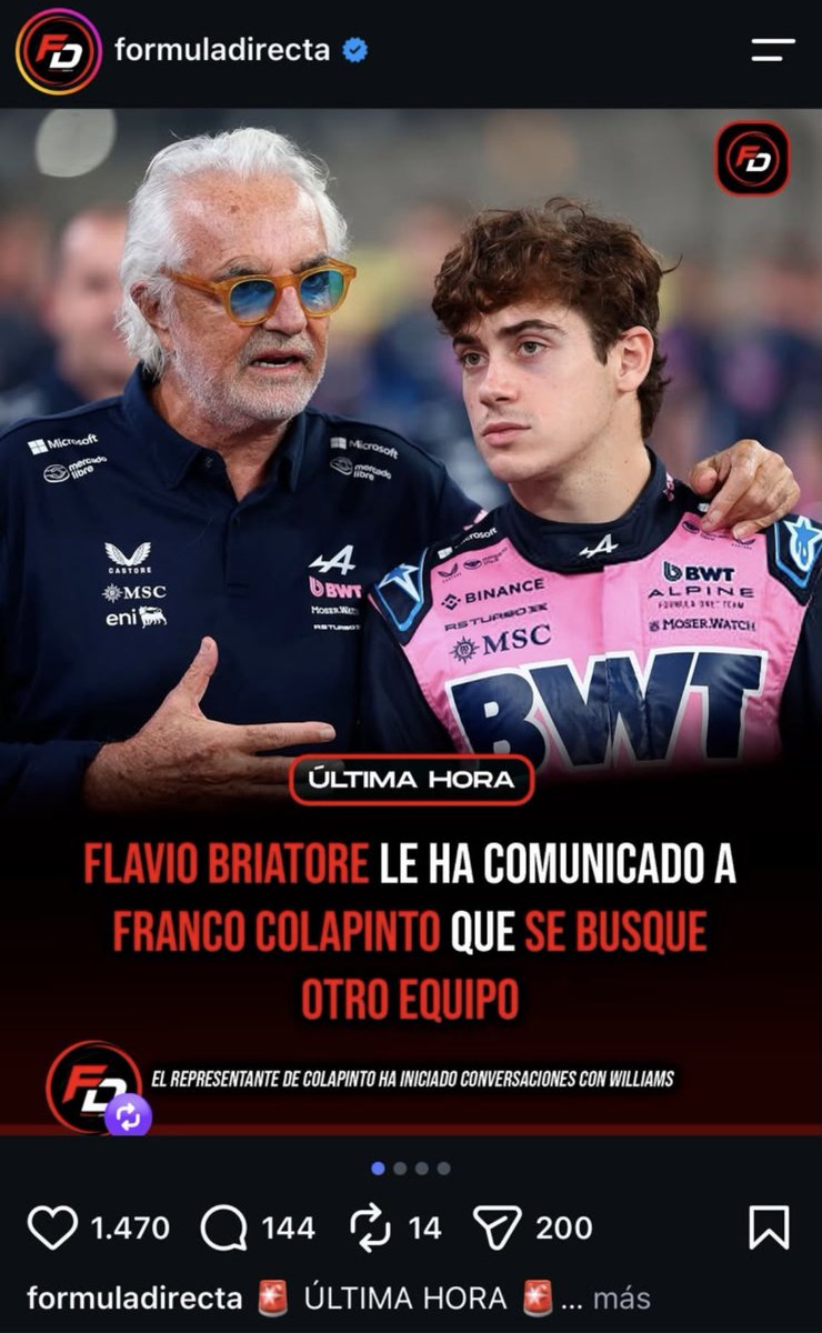 Juanito77ok's tweet photo. Holisssssssssssss @FormulaDirecta https://t.co/zVmldsdytk