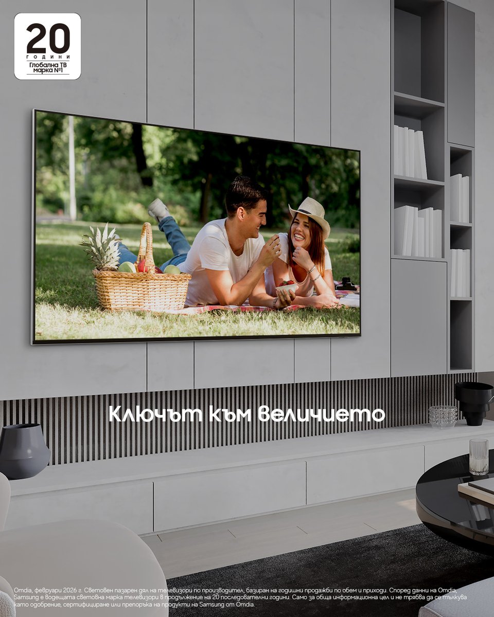 SamsungBulgaria's tweet photo. Ключът към величието! 🎬 За онези истории, които искаш да преживееш отново. #MicroRGB улавя красотата на всеки кадър и създава картина, която докосва с цвят, светлина и емоция. Научи повече: https://t.co/cMmsJdIWxX https://t.co/FN0IegsiDs