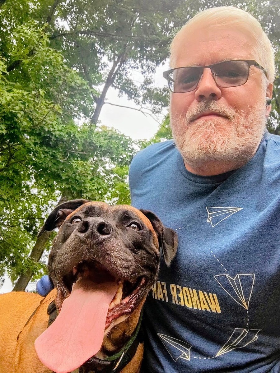 VernonShilleh's tweet photo. The results of heat, humidity, no razor, and a three-mile loop. https://t.co/HgZvGxZMkG