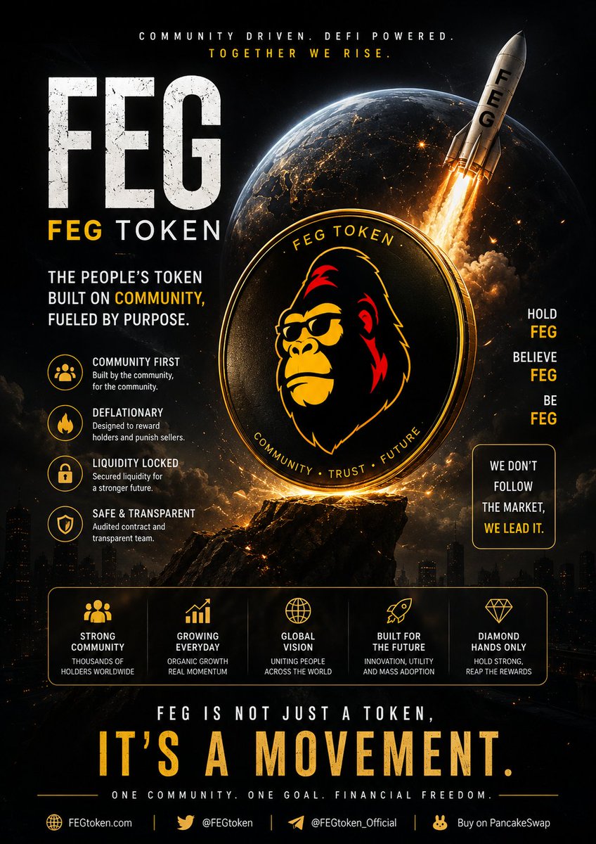 Ragnar8888676's tweet photo. #feg 🦍🦍🦍🦍🦍🦍🦍🦍🦍🍌
#smartdefi #fegtoken  #bnbchain #binancegorilla #fegrox #fegbullish #cryptocurrency https://t.co/PDZMdi2YFD https://t.co/pxaP4tEk9E