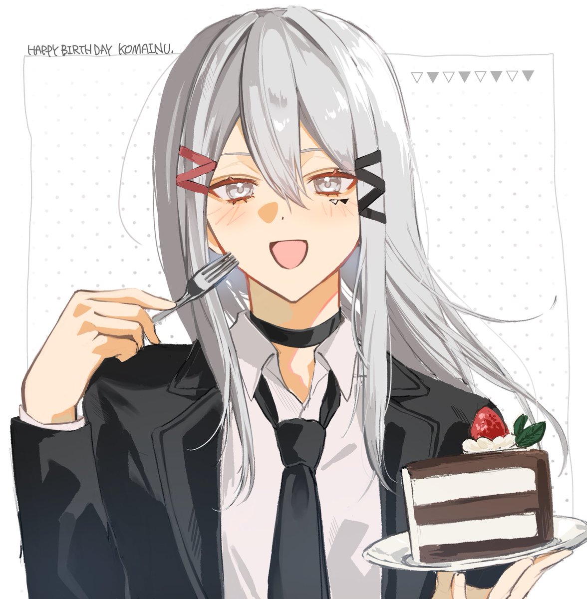 rui_memo__'s tweet photo. 🎂
 #こまいらすと https://t.co/fYGCciQKGG