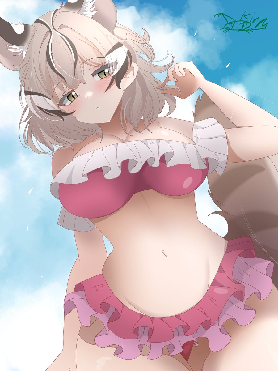 RnrwBHybsXJ4QgK's tweet photo. 水着ツシマヤマネコちゃん https://t.co/OO5MT75ZNi